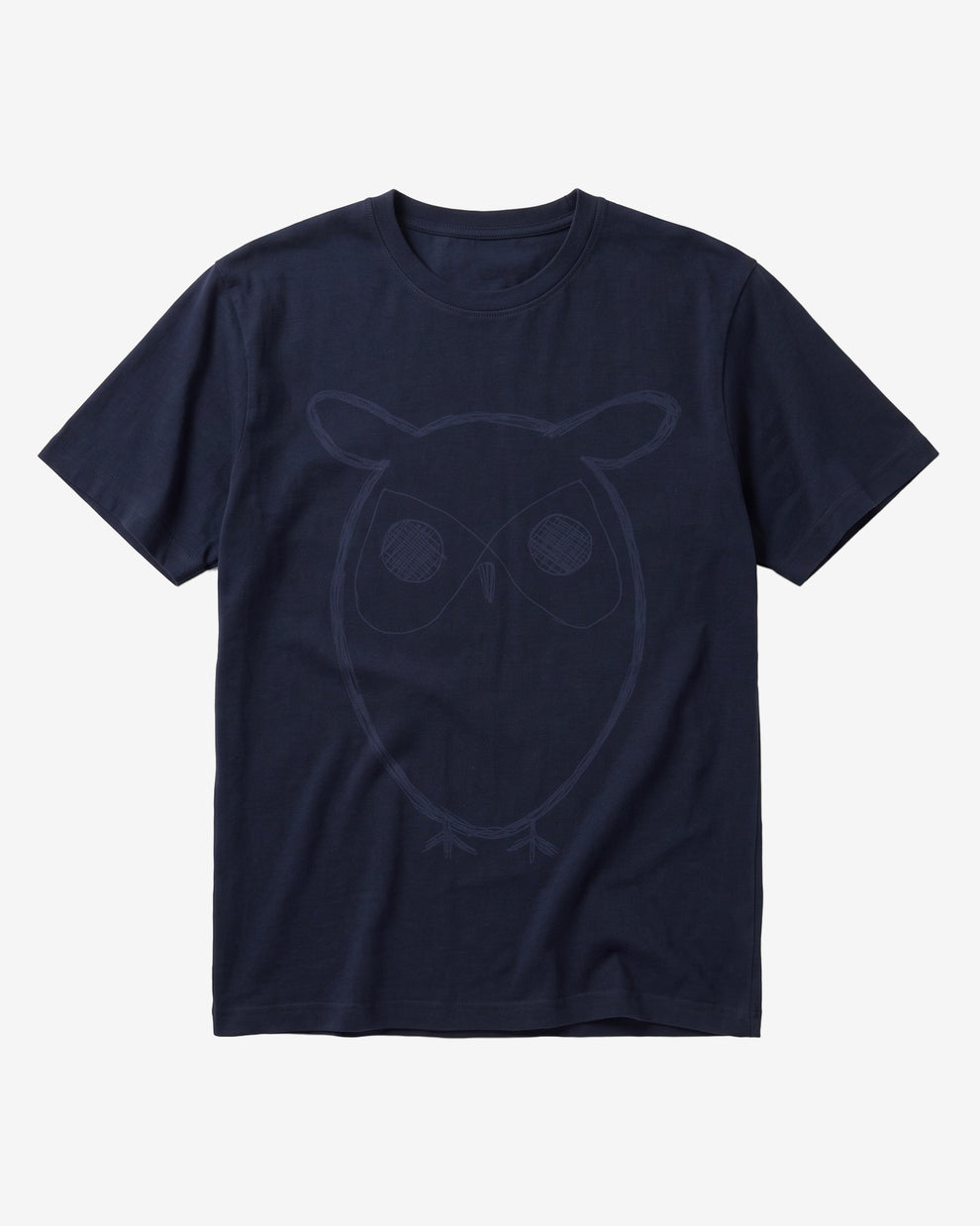 KnowledgeCotton Apparel - MEN Front print t-shirt T-shirts 1412 Night Sky