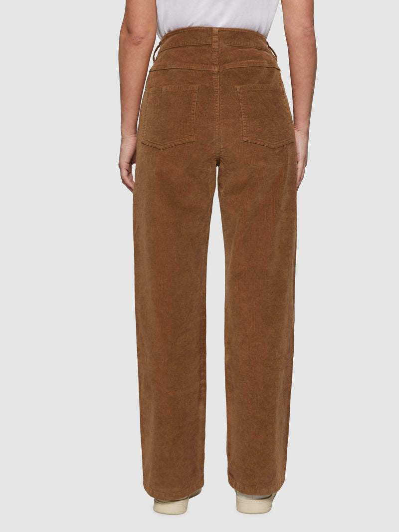 KnowledgeCotton Apparel - WMN Organic Cotton Gale Corduroy Pants GOTS Pants 1121 Dachshund