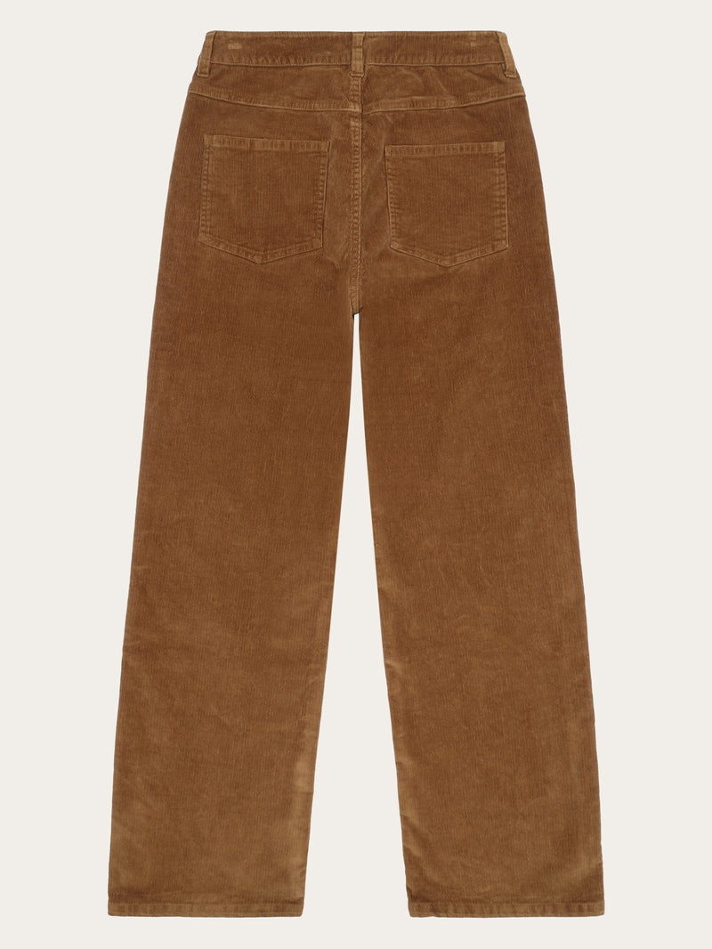 KnowledgeCotton Apparel - WMN Organic Cotton Gale Corduroy Pants GOTS Pants 1121 Dachshund