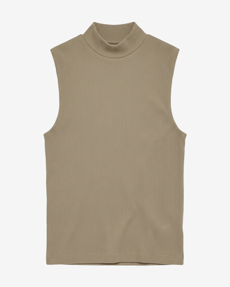 KnowledgeCotton Apparel - WMN High neck rib top T-shirts 1495 Twill