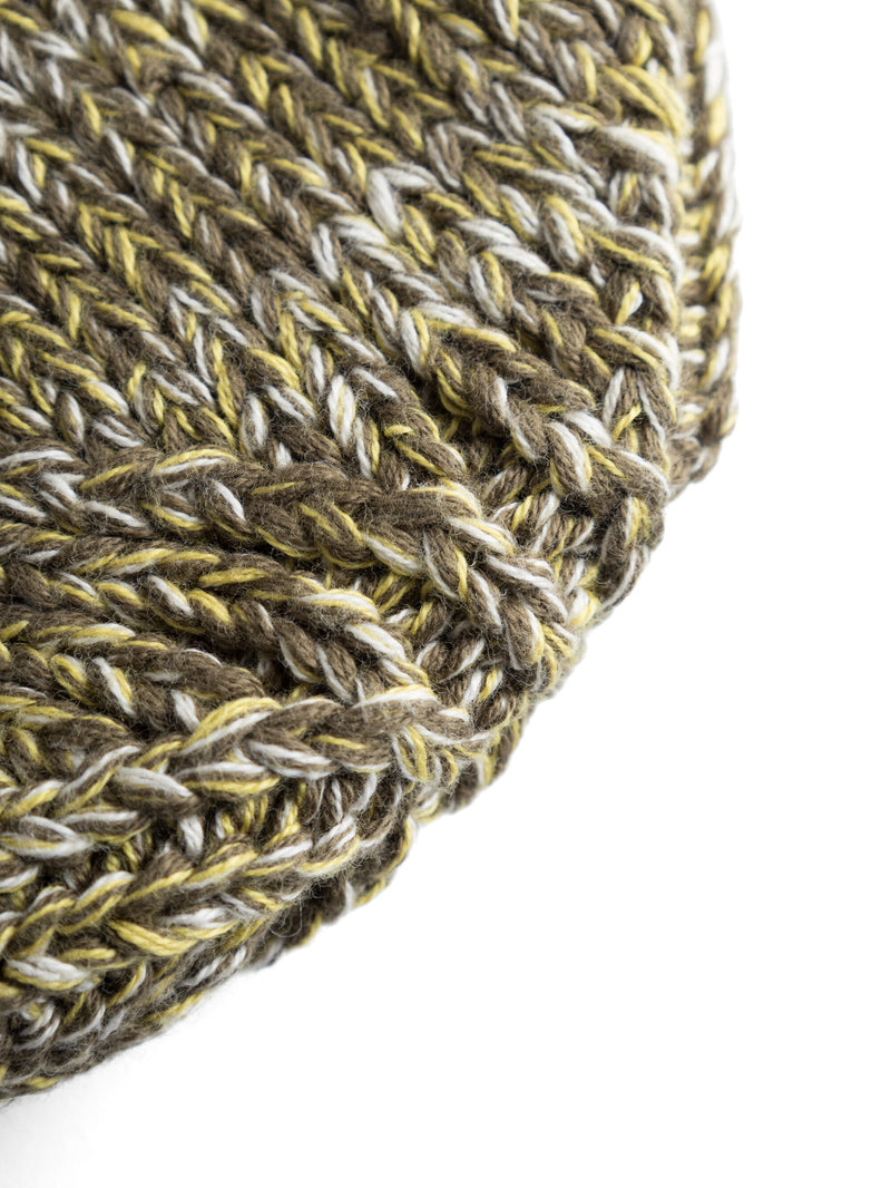 KnowledgeCotton Apparel - MEN Knitted rib hat Hats 9924 Yellow