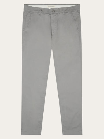 KnowledgeCotton Apparel - MEN LUCA slim twill chino pants Pants 1227 Alloy
