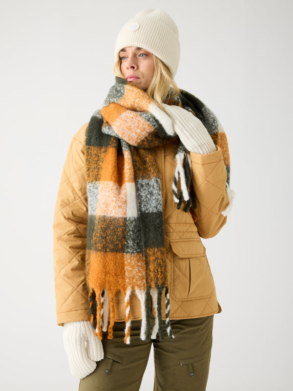 KnowledgeCotton Apparel - UNI Lambswool Patent Knit Gloves RWS Mittens 1387 Egret