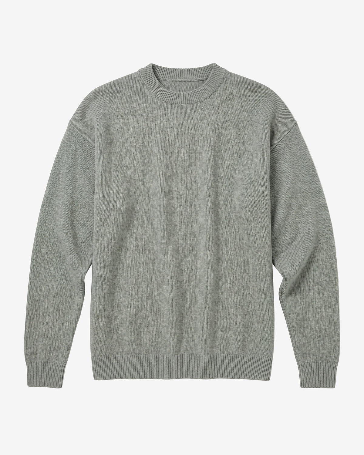 KnowledgeCotton Apparel - WMN Lambswool crew neck sweater Knits 1396 Lily Pad