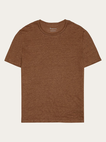 Linen t-shirt - Total Eclipse – KnowledgeCotton Apparel Europe