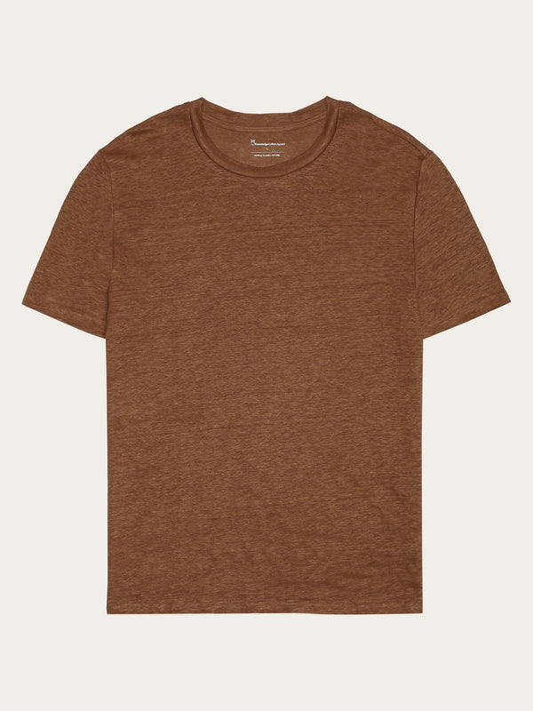 KnowledgeCotton Apparel - MEN Linen t-shirt T-shirts 1019 Tuffet