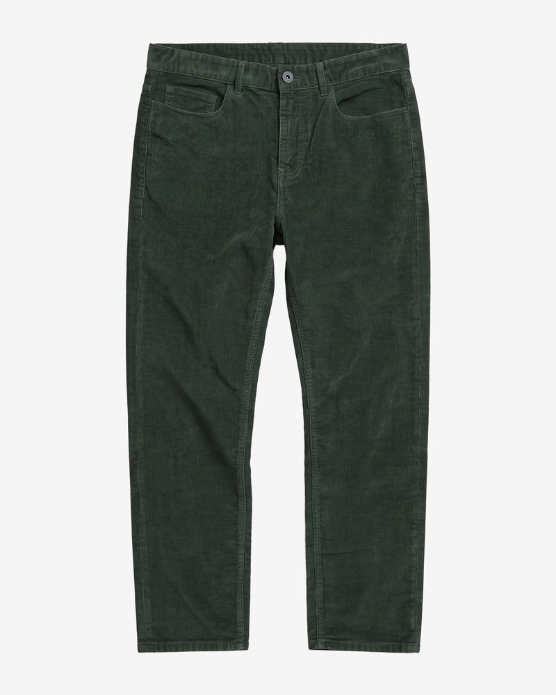 KnowledgeCotton Apparel - MEN Oak regular corduroy pants Pants 1090 Forest Night