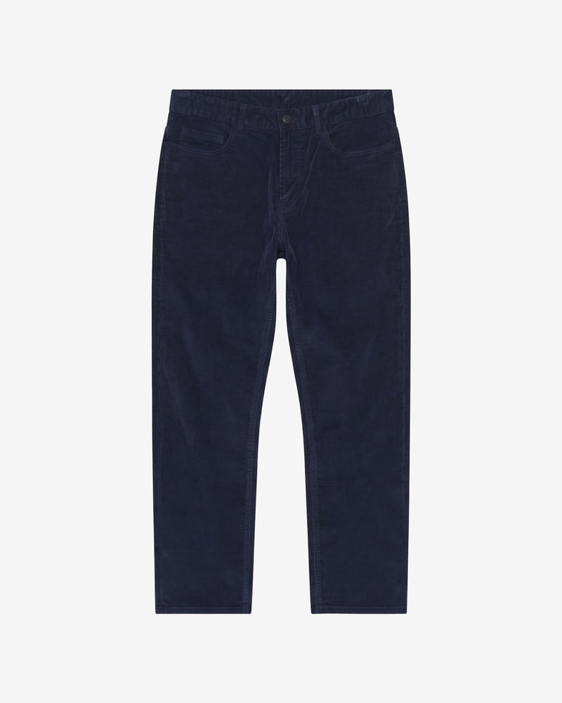 KnowledgeCotton Apparel - MEN Oak regular corduroy pants Pants 1412 Night Sky