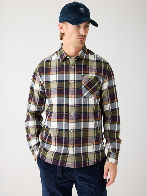 KnowledgeCotton Apparel - UNI Organic Cotton Corduroy Cap GOTS Caps 1412 Night Sky