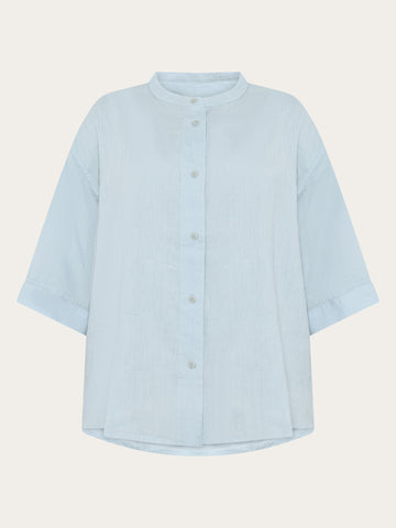 KnowledgeCotton Apparel - WMN Organic Linen Shirt GOTS/Vegan Shirts 1009 Skyway