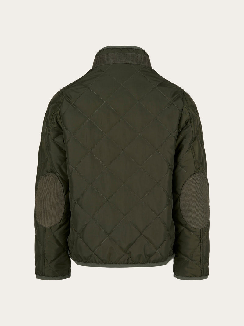 KnowledgeCotton Apparel - YOUNG REED quilted jacket Jackets 1090 Forrest Night