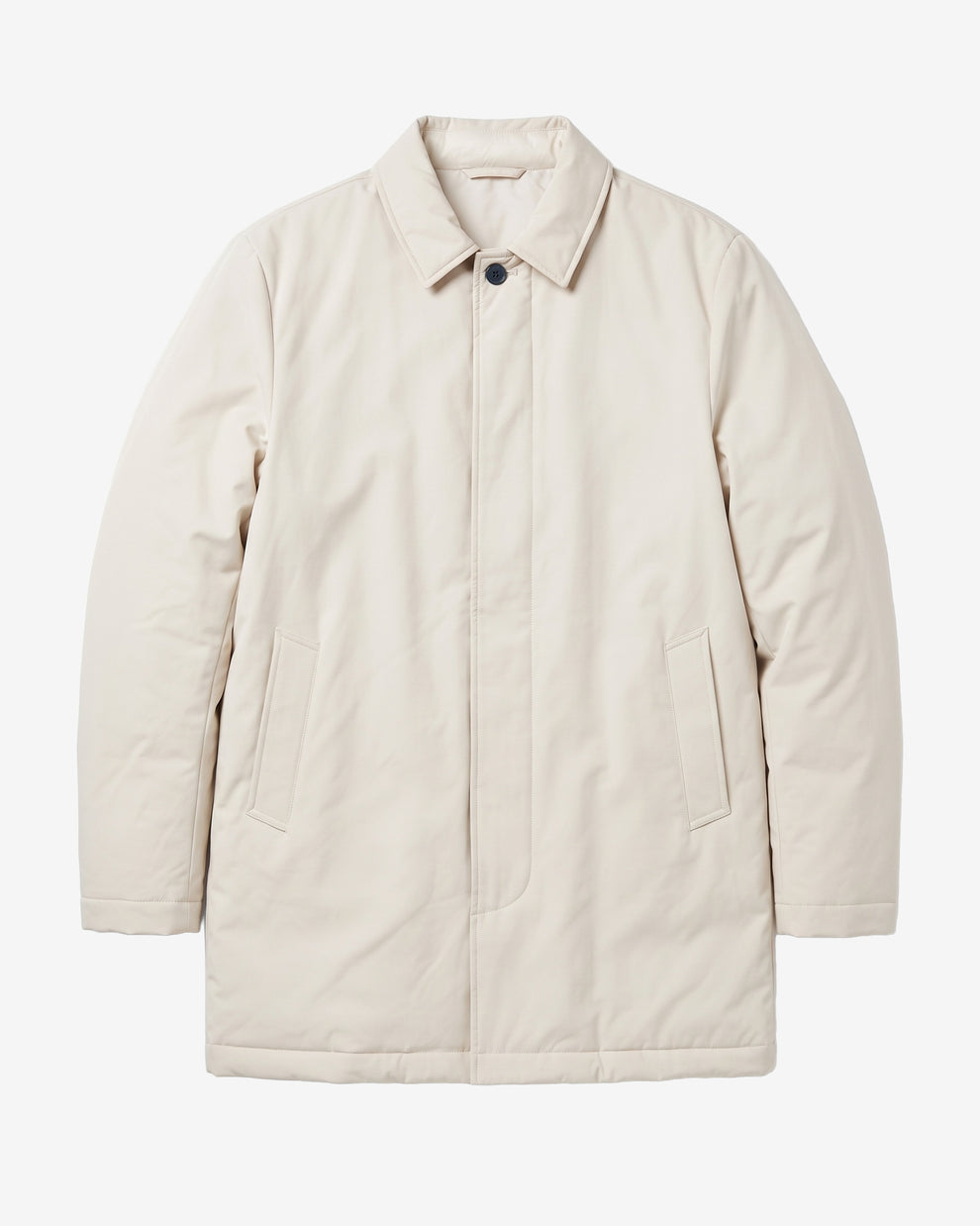 KnowledgeCotton Apparel - MEN Recycled PET Climate Shell Jacket Jackets 1228 Light feather gray
