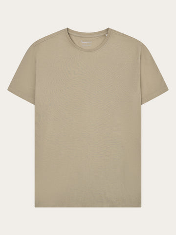 KnowledgeCotton Apparel - MEN Regular fit Basic tee T-shirts 1495 Twill