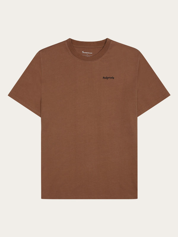 KnowledgeCotton Apparel - UNI Regular short sleeve heavy single jersey printed t-shirt GOTS/Vegan T-shirts 1019 Tuffet