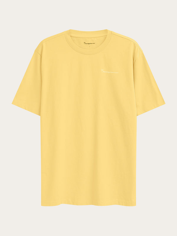 Buy Regular fit Basic tee - Misted Yellow - from KnowledgeCotton Apparel®