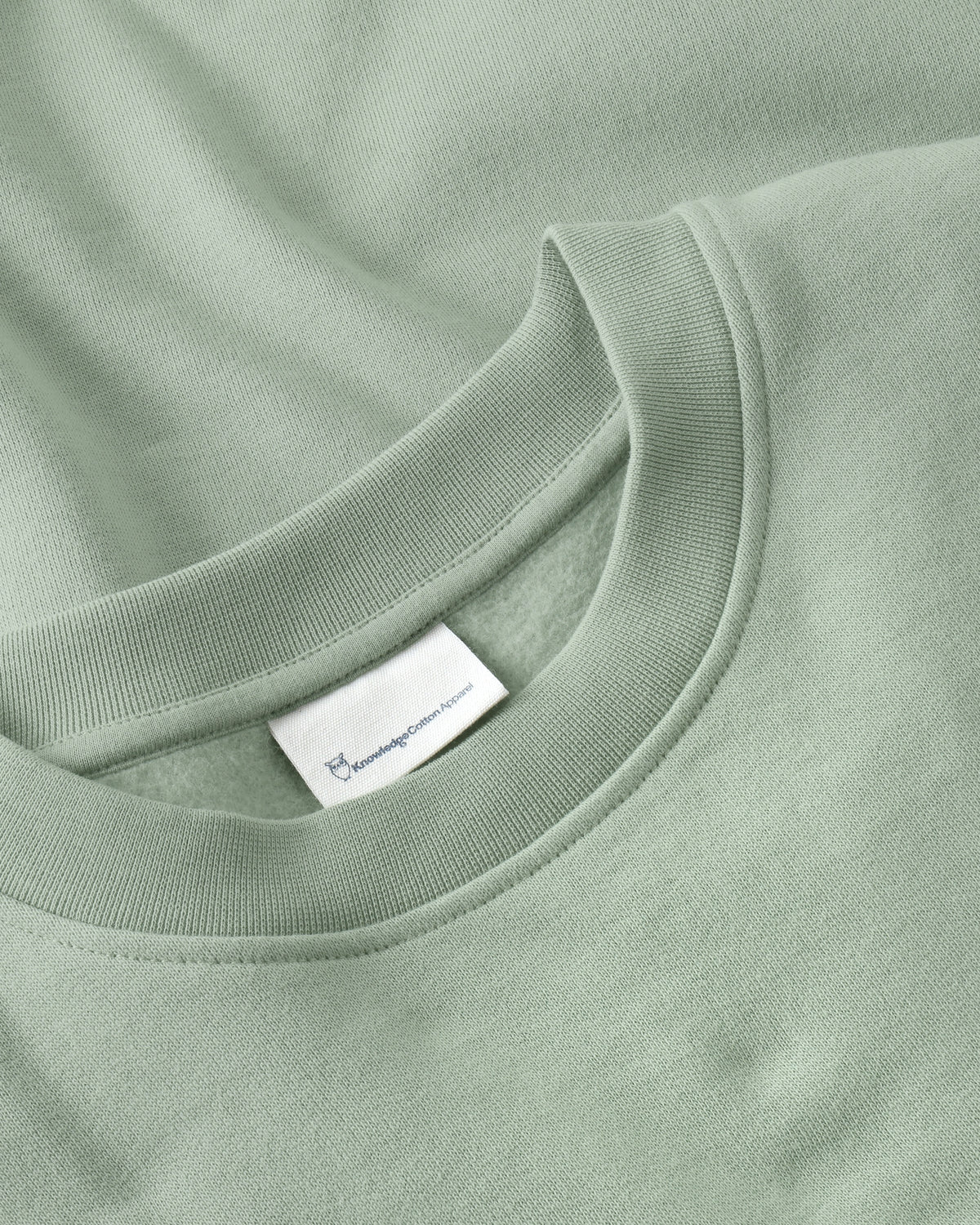KnowledgeCotton Apparel - MEN Relaxed crew neck Sweats 1396 Lily Pad