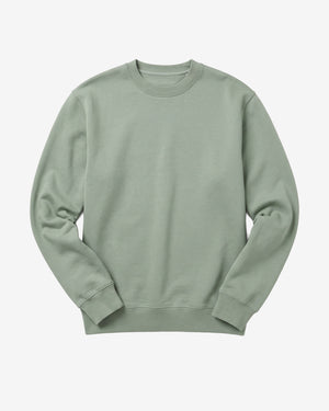 KnowledgeCotton Apparel - MEN Relaxed crew neck Sweats 1396 Lily Pad