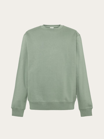 KnowledgeCotton Apparel - MEN Relaxed crew neck Sweats 1396 Lily Pad