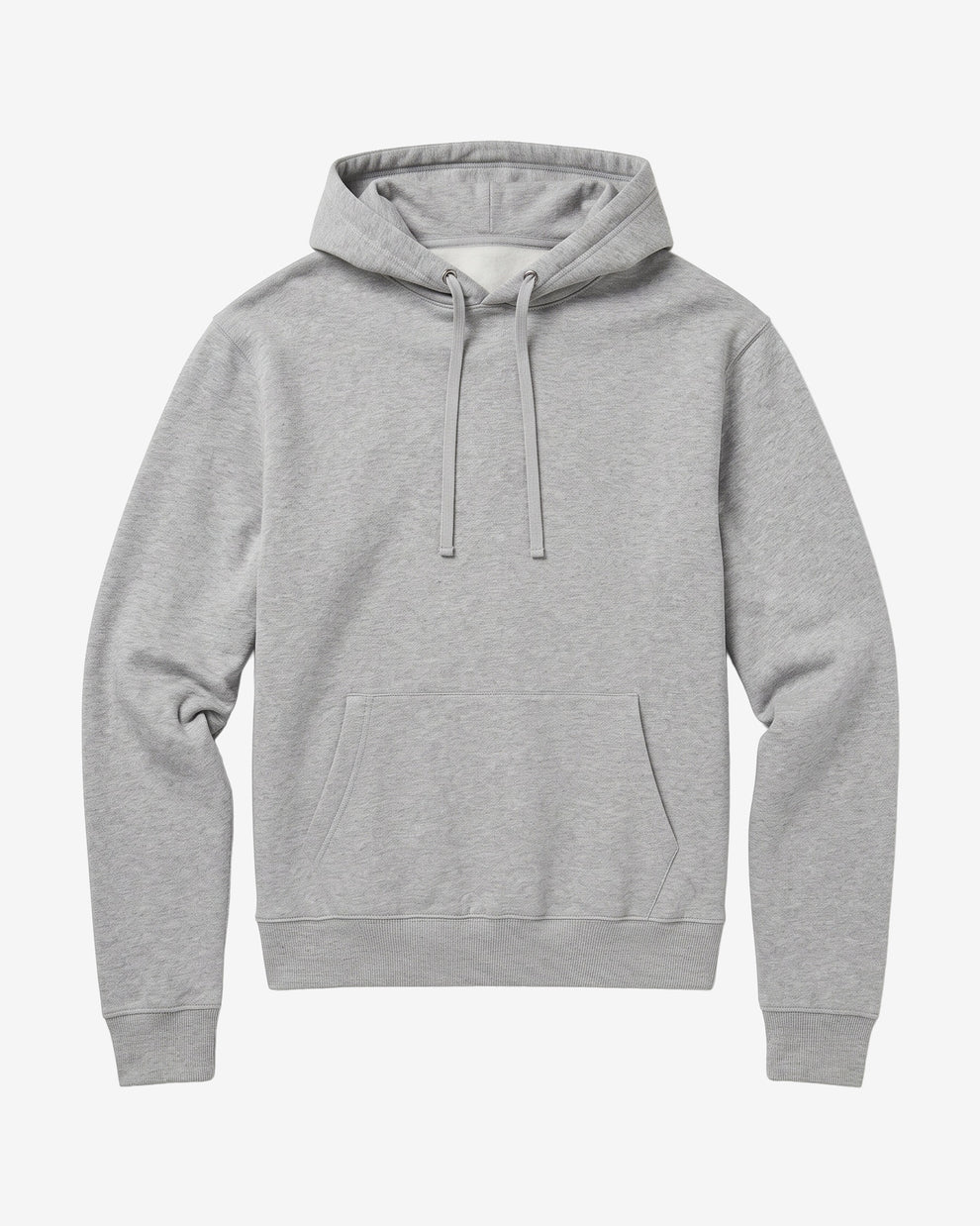 KnowledgeCotton Apparel - MEN Relaxed hoodie Sweats 1012 Grey Melange