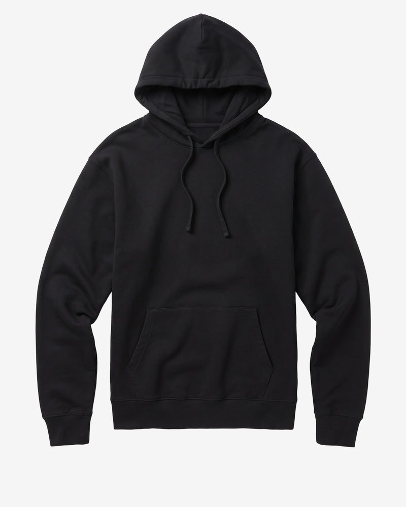 KnowledgeCotton Apparel - MEN Relaxed hoodie Sweats 1300 Black Jet