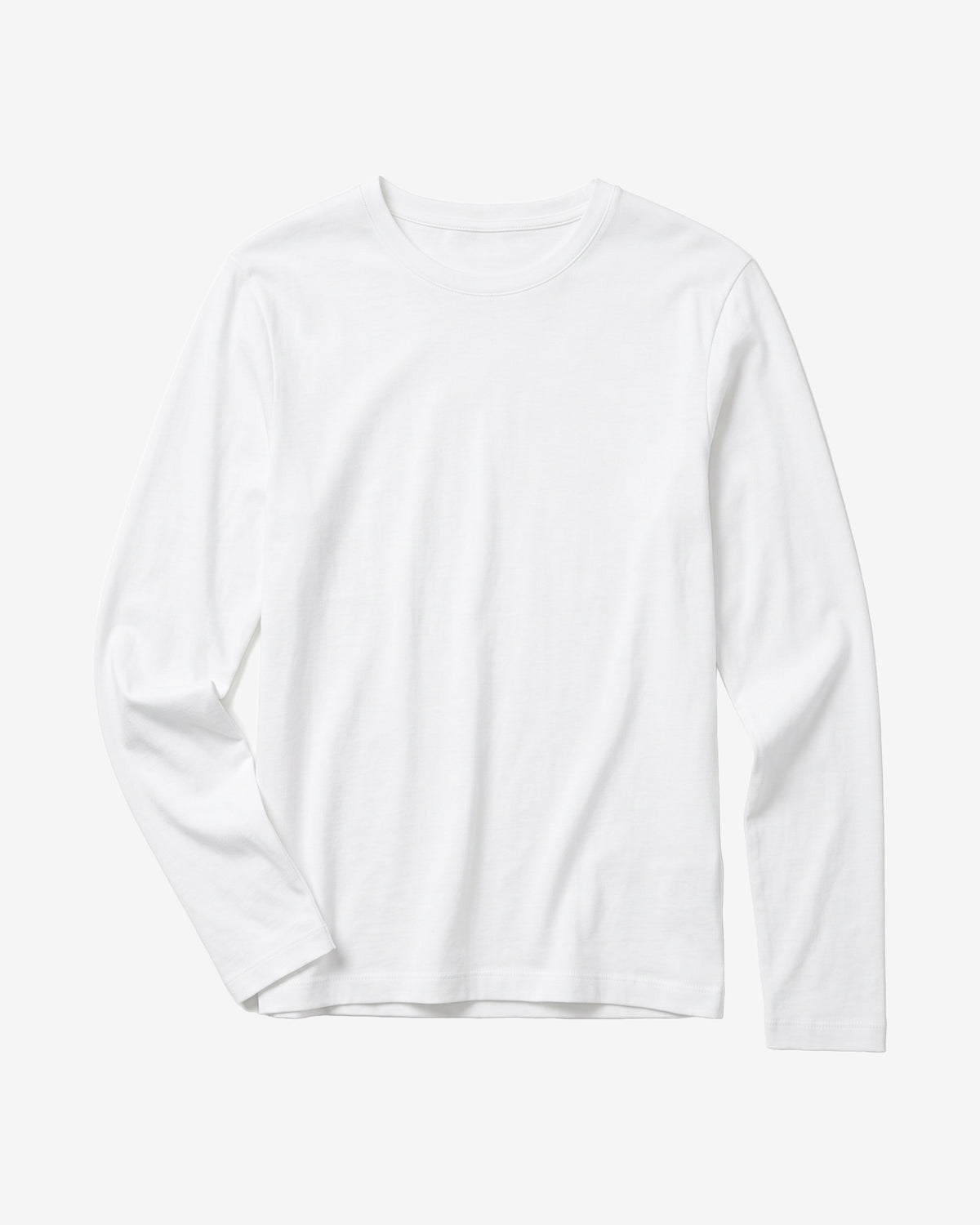 KnowledgeCotton Apparel - WMN Rib Scoop neck long sleeved Long Sleeves 1007 Star White