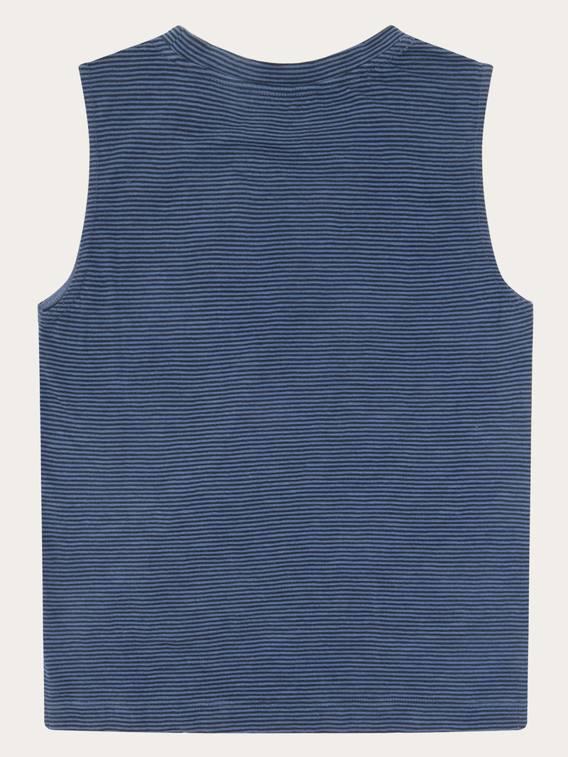 KnowledgeCotton Apparel - WMN Slub tanktop - GOTS/Vegan T-shirts 8036 Navy