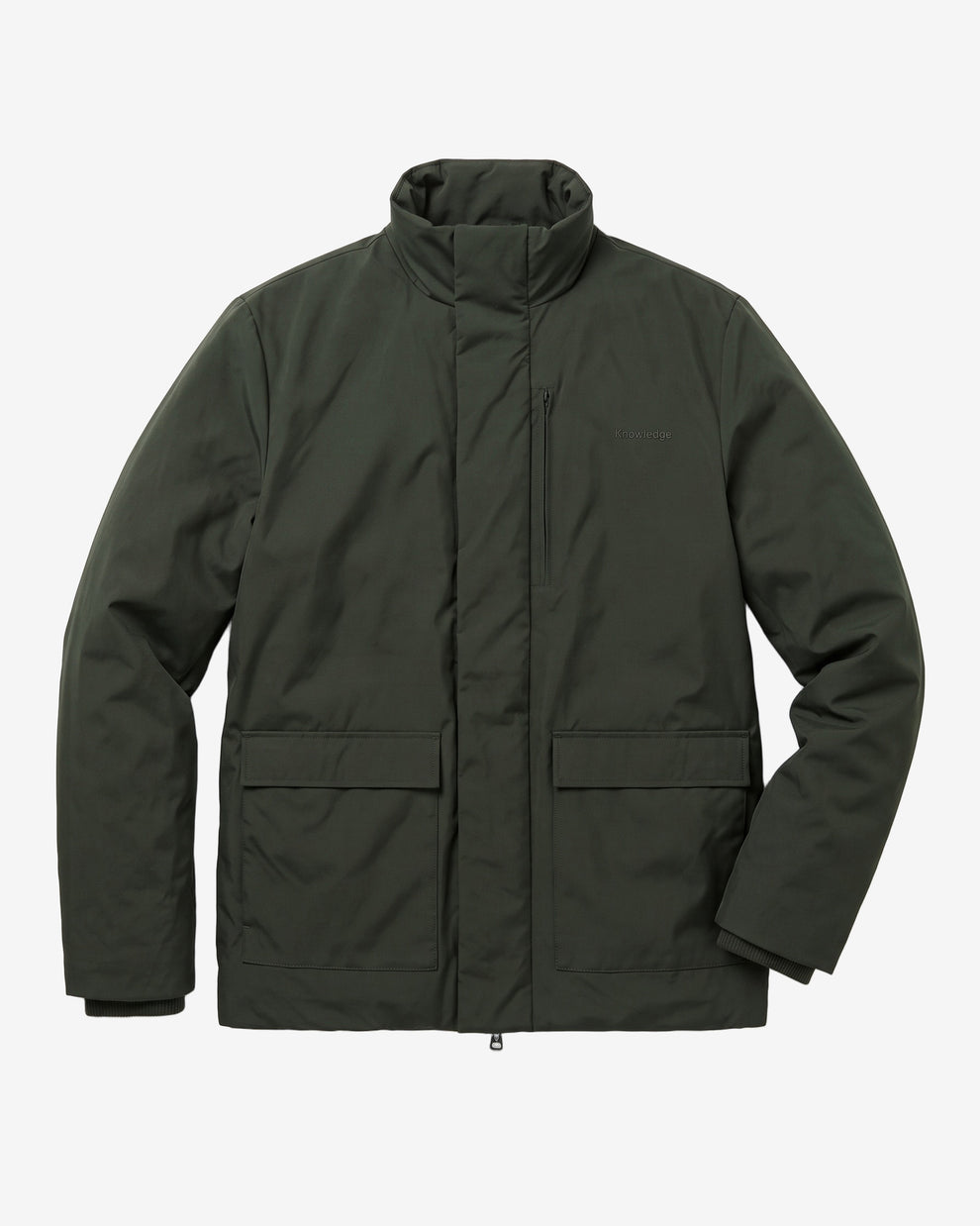 KnowledgeCotton Apparel - MEN Soft shell Jacket Jackets 1090 Forest Night