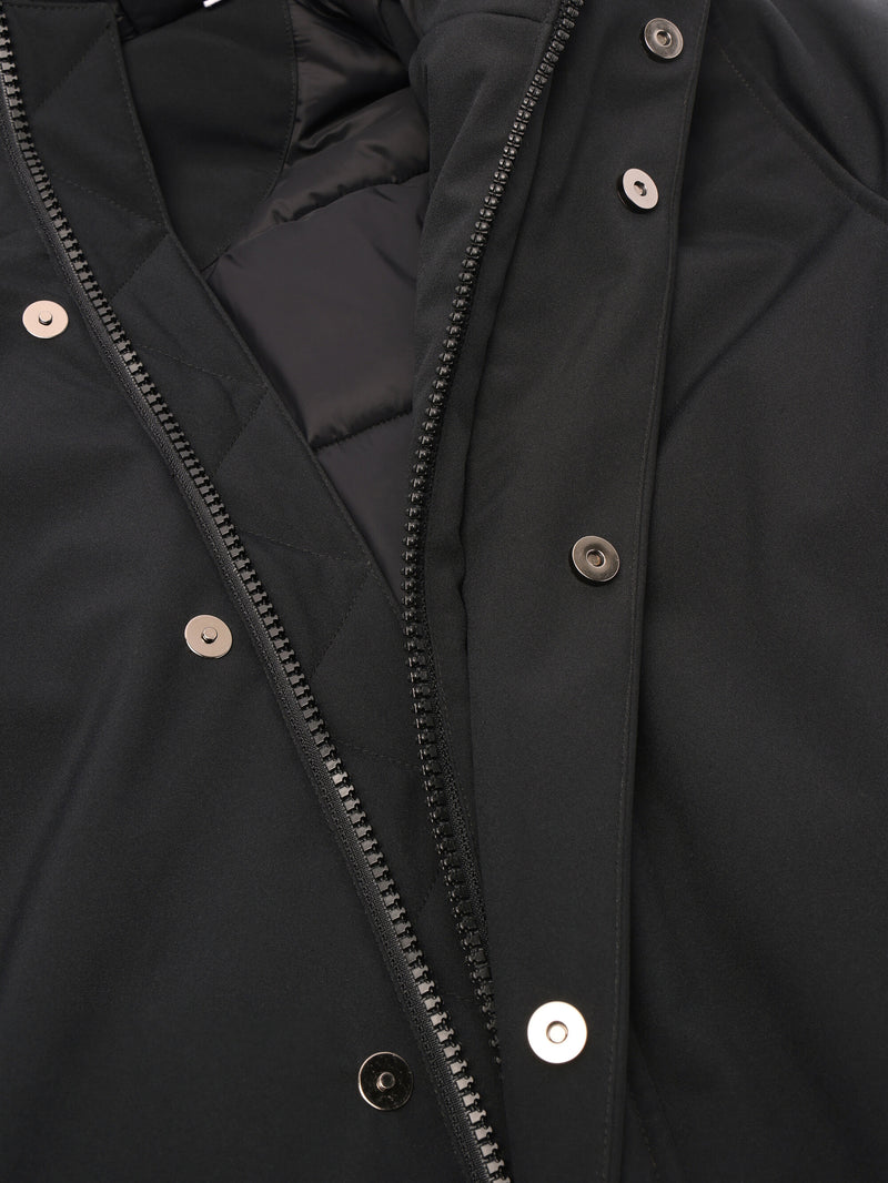 KnowledgeCotton Apparel - MEN Soft shell jacket CLIMATE SHELL™ Jackets 1300 Black Jet