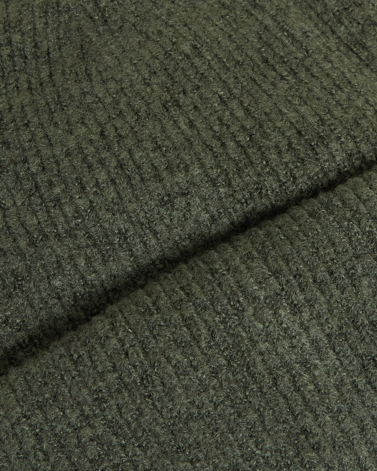 KnowledgeCotton Apparel - UNI Soufflé yarn beanie Hats 1090 Forest Night