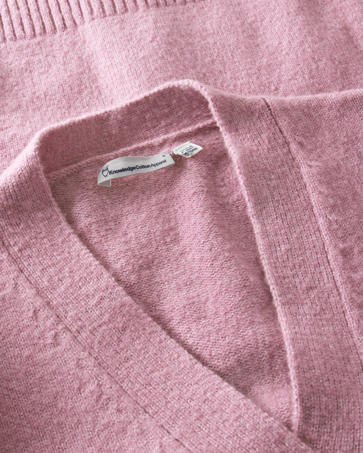 KnowledgeCotton Apparel - WMN Soufflé yarn cardigan Knits 1503 Orchid Haze