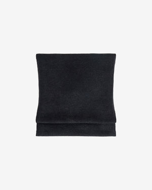 KnowledgeCotton Apparel - UNI Soufflé yarn scarf Scarfs 1300 Black Jet