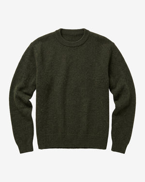 KnowledgeCotton Apparel - MEN Soufflé yarn sweater Knits 1090 Forest Night