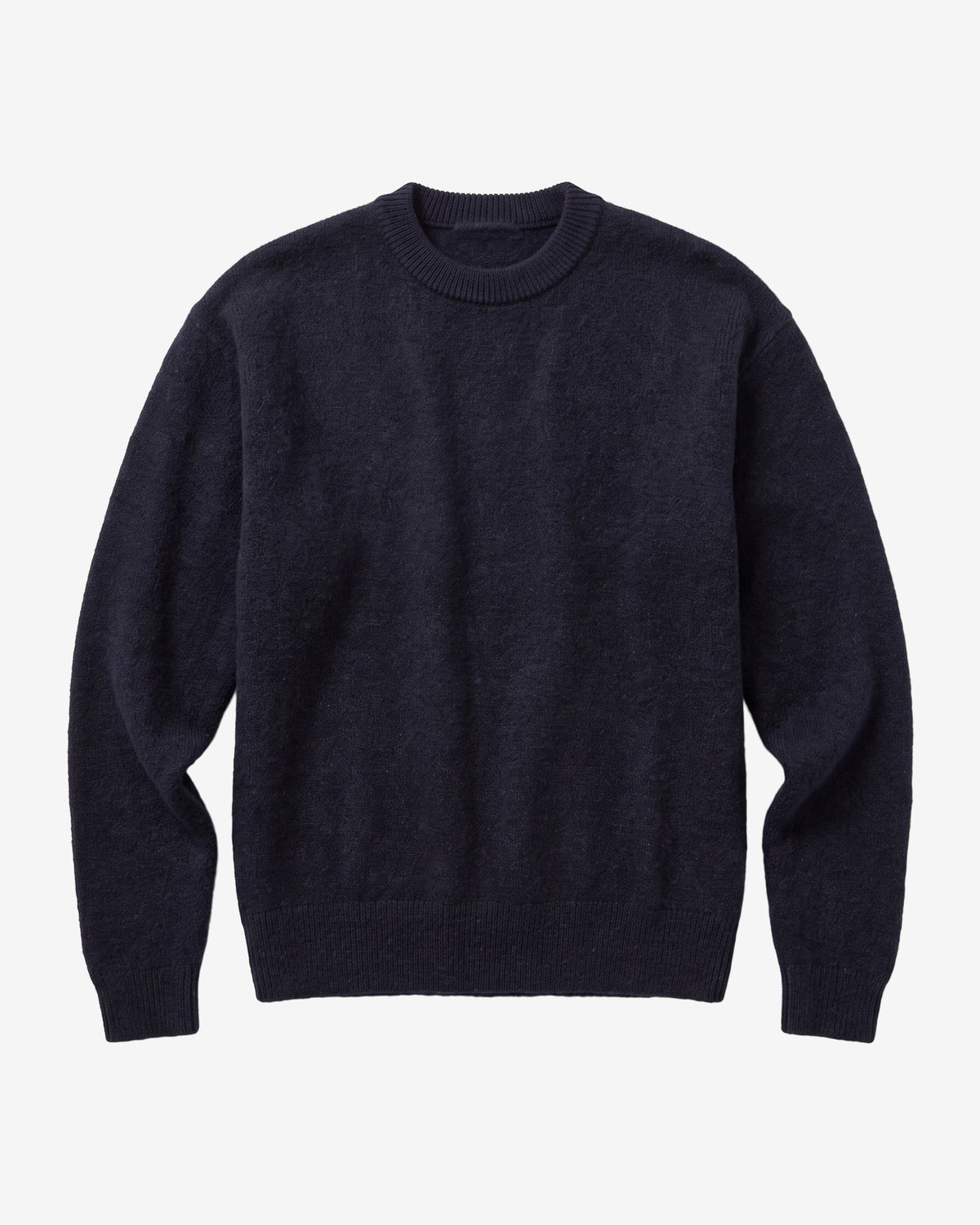 KnowledgeCotton Apparel - MEN Soufflé yarn sweater Knits 1412 Night Sky