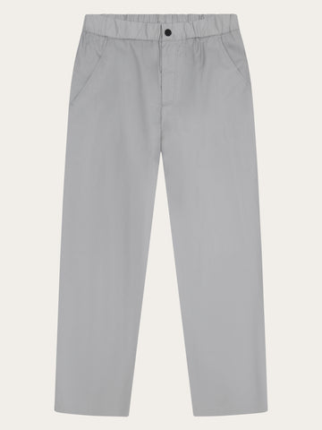 KnowledgeCotton Apparel - MEN Storm relaxed vent ripstop 90 pants Pants 1493 Ultimate Grey