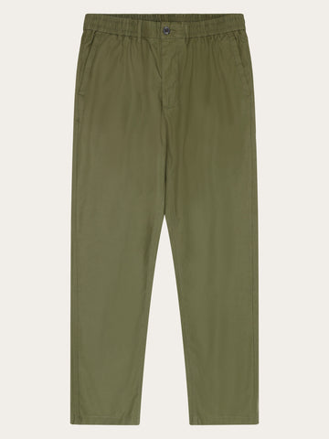KnowledgeCotton Apparel - MEN Tim tapered chino pants Pants 1068 Burned Olive