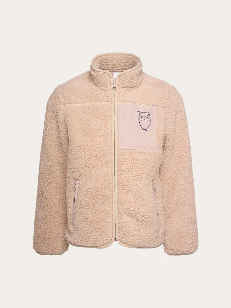 KnowledgeCotton Apparel - YOUNG Teddy zip sweat Fleeces 9999 Item Colour