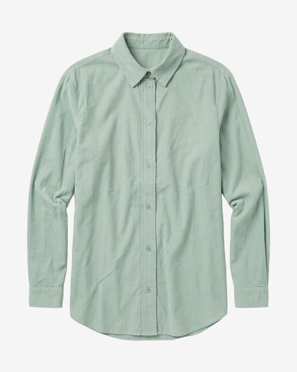 KnowledgeCotton Apparel - WMN Vega relaxed corduroy shirt Shirts 1396 Lily Pad