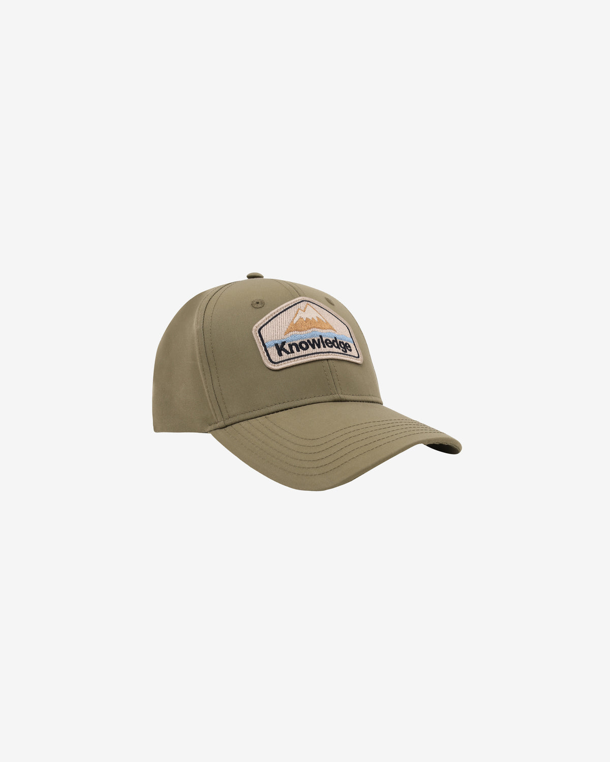 KnowledgeCotton Apparel - UNI Vent 200 Canvas Classic Cap GOTS Caps 1068 Burned Olive