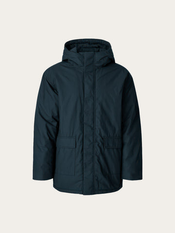 KnowledgeCotton Apparel - MEN Vent 200 insulated parka Jackets 1001 Total Eclipse