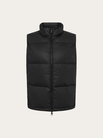 KnowledgeCotton Apparel - WMN Vent 90 puffer vest Vests 1300 Black Jet