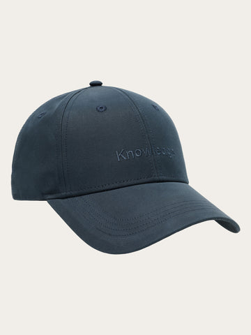 KnowledgeCotton Apparel - UNI Vent canvas 200 cap Caps 1001 Total Eclipse