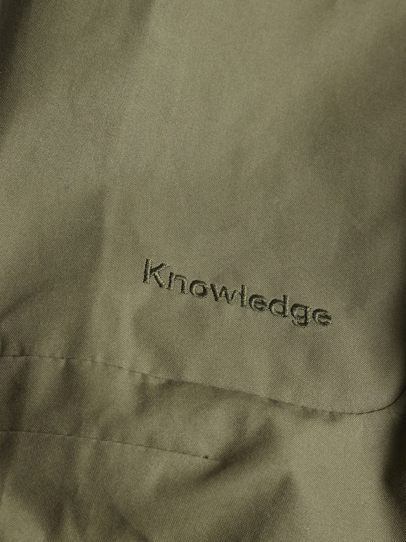 KnowledgeCotton Apparel - MEN Vent Canvas 200 classic pants - GOTS/Vegan Pants 1068 Burned Olive