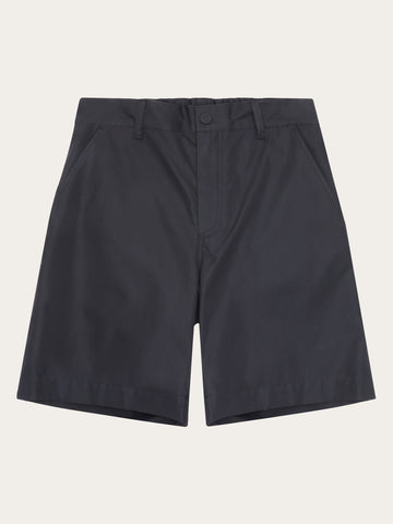 KnowledgeCotton Apparel - WMN Vent canvas 200 shorts Shorts 1300 Black Jet