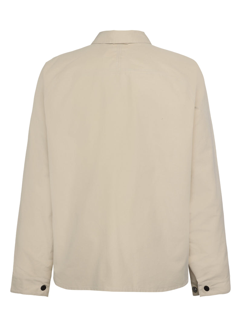 KnowledgeCotton Apparel - MEN Vent canvas 200 jacket Jackets 1228 Light feather gray