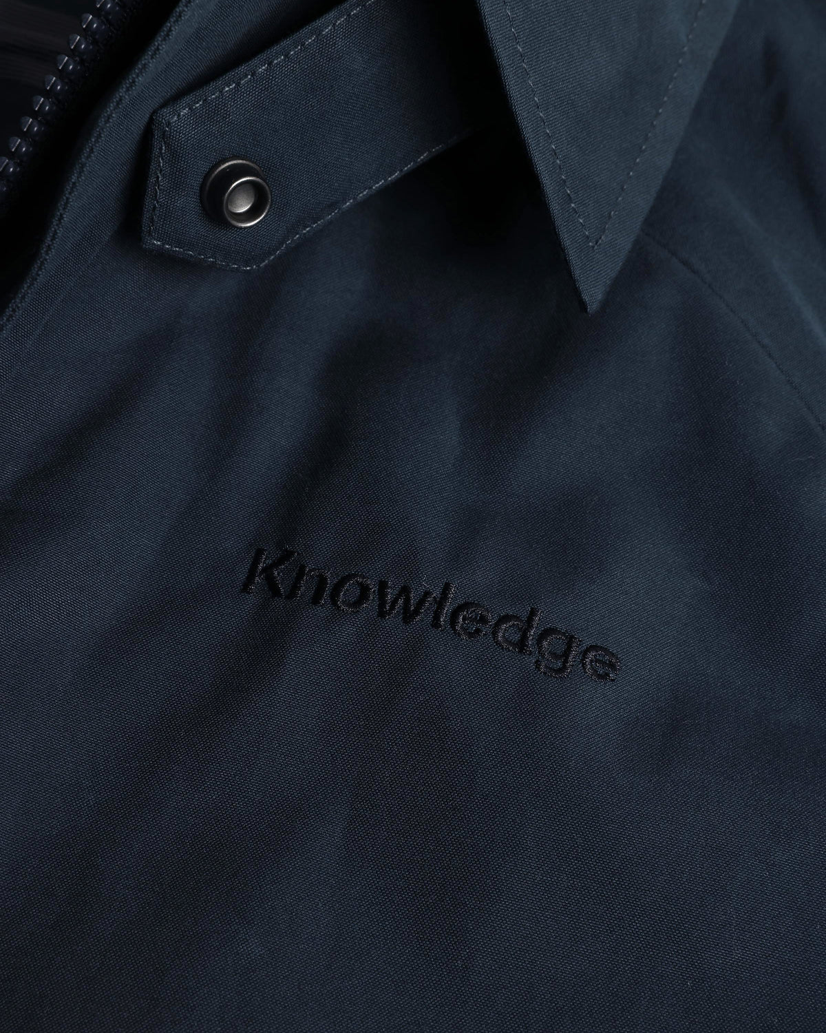 KnowledgeCotton Apparel - WMN Vent canvas 200 jacket Jackets 1001 Total Eclipse