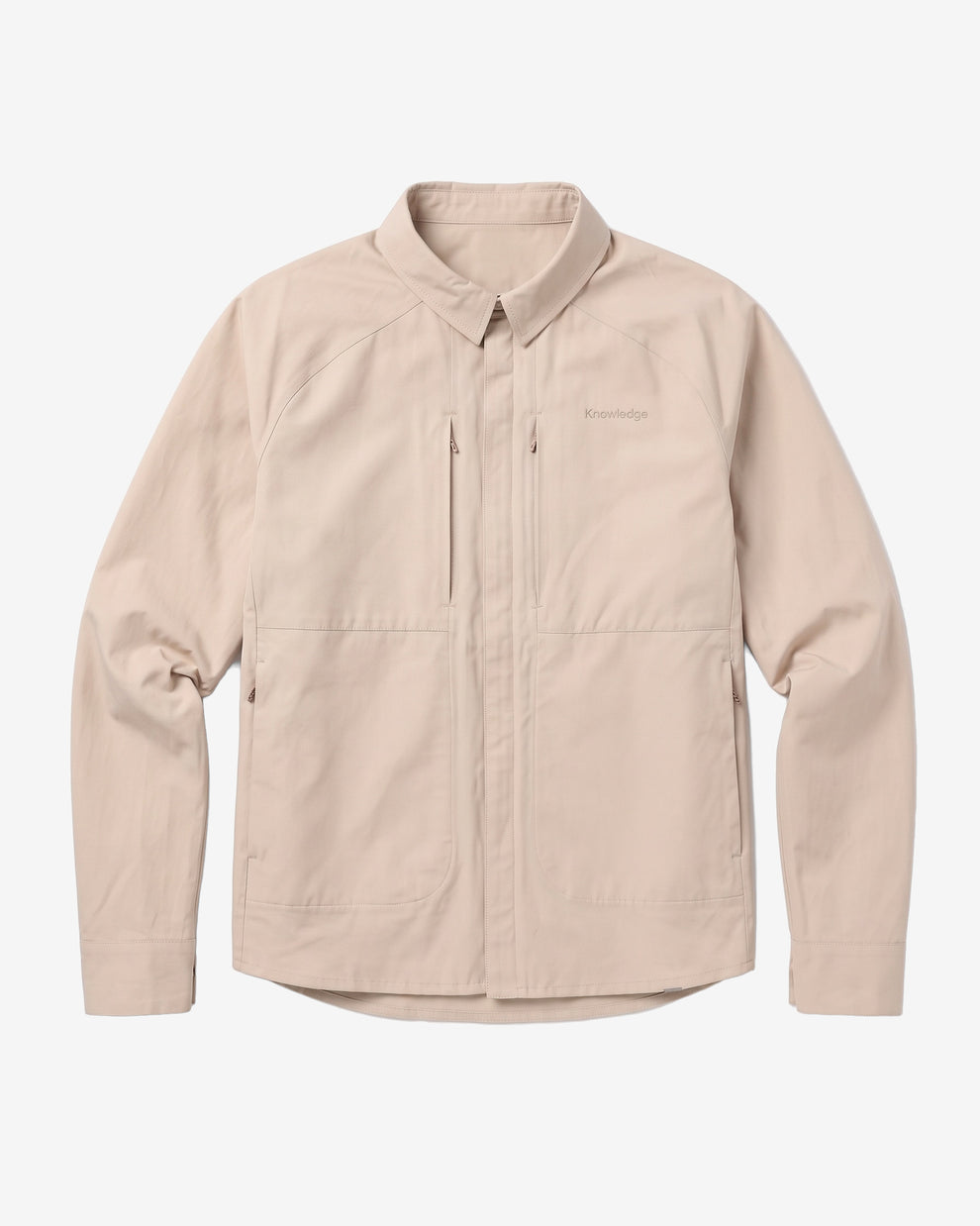 KnowledgeCotton Apparel - WMN Vent canvas 200 jacket Jackets 1228 Light feather gray