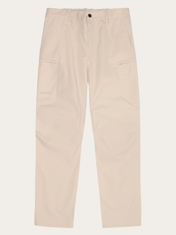 KnowledgeCotton Apparel - MEN Vent canvas 200 pants Pants 1228 Light feather gray