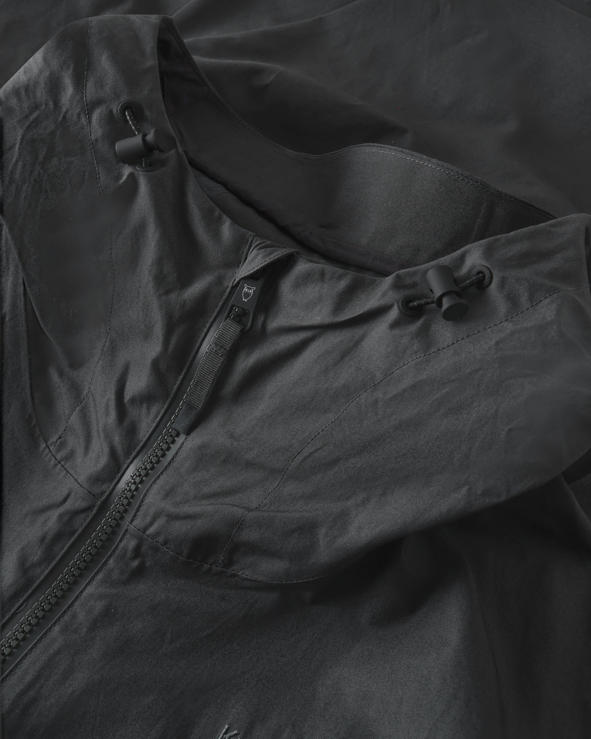 KnowledgeCotton Apparel - MEN Vent canvas 200 shell jacket Jackets 1504 Volcanic Ash