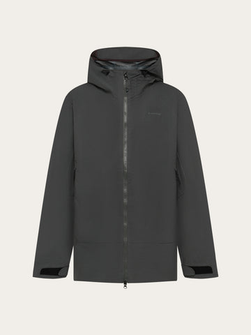 KnowledgeCotton Apparel - MEN Vent canvas 200 shell jacket Jackets 1504 Volcanic Ash