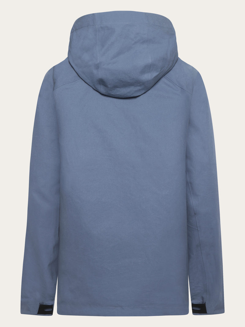 KnowledgeCotton Apparel - WMN Vent canvas 270 shell jacket Jackets 1226 Vintage Indigo